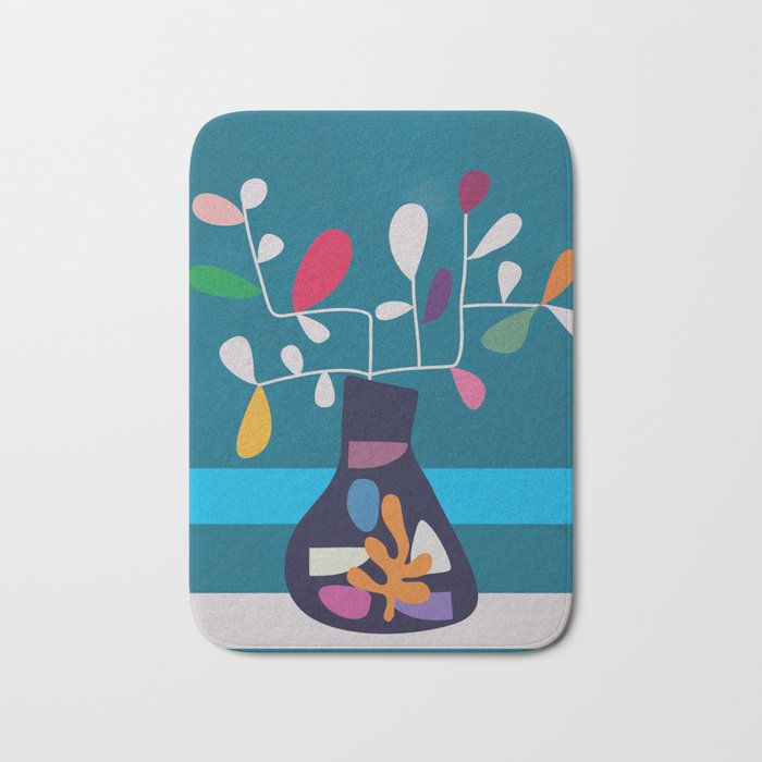 Vase of Vibrance 1 Bath Mat Gallery Image 1