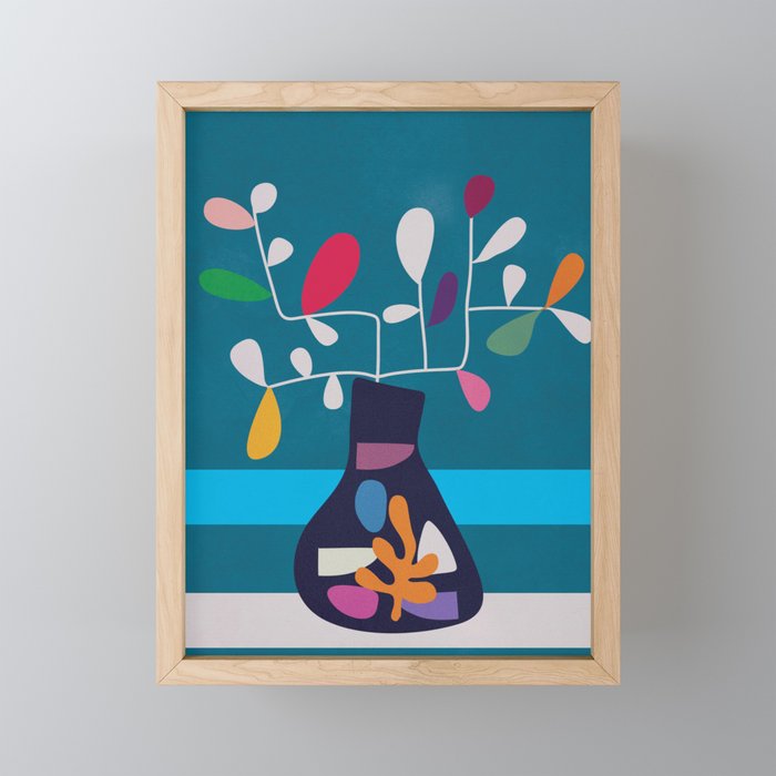 Vase of Vibrance 1 Mini Art Print Gallery Image 1