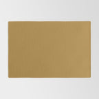Ochre Yellow Solid Color Rug Gallery Image 2
