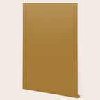 Ochre Yellow Solid Color Wallpaper Gallery Image 2