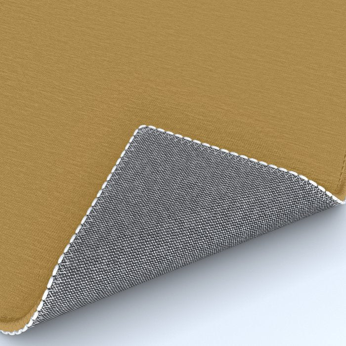 Ochre Yellow Solid Color Rug Gallery Image 4
