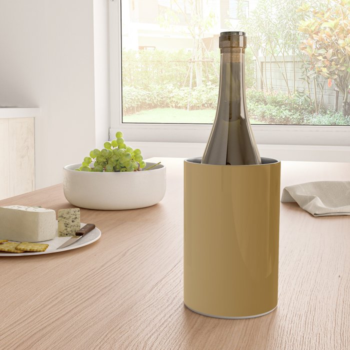 Ochre Yellow Solid Color Wine Chiller Gallery Image 4