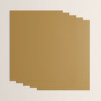 Ochre Yellow Solid Color Wrapping Paper Gallery Image 3