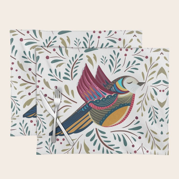 Peace Bird | White Placemat Gallery Image 1