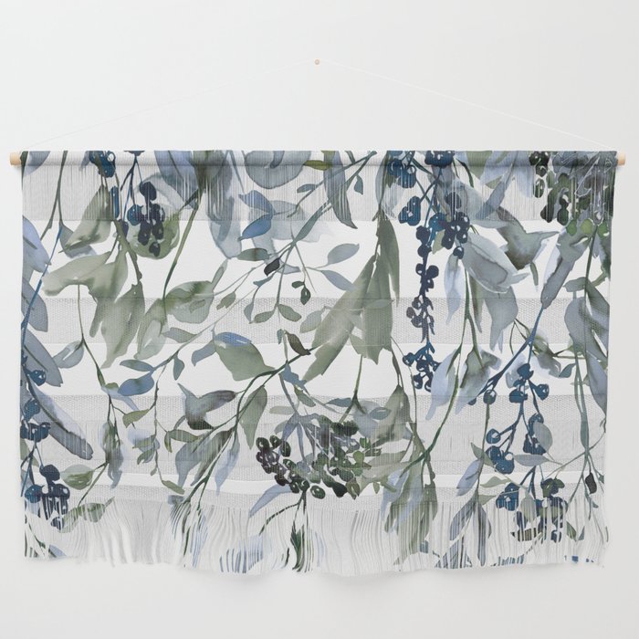 Watercolor Leaves Floral Prints Wall Hanging Gallery Image 1