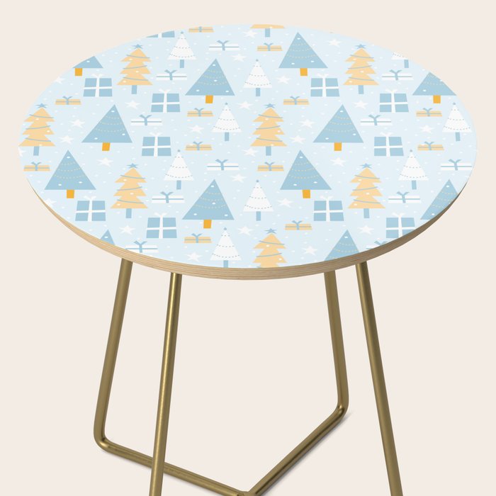 Christmas trees pattern Side Table Gallery Image 2