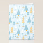 Christmas trees pattern Stationery Card Gallery Image 2