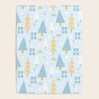 Christmas trees pattern Poster Gallery Image 4