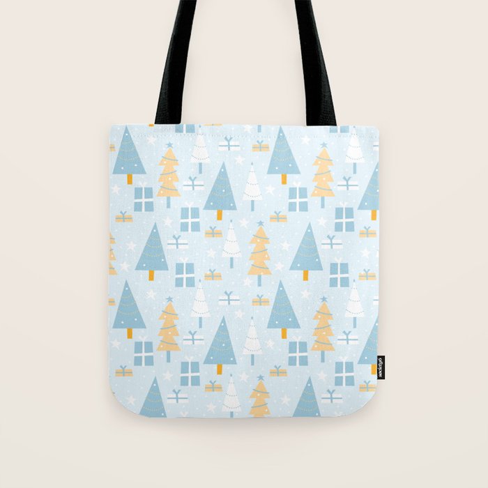 Christmas trees pattern Tote Bag Gallery Image 1