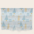 Christmas trees pattern Wall Hanging Gallery Image 1