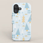 Christmas trees pattern iPhone Case Gallery Image 1