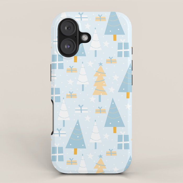 Christmas trees pattern iPhone Case Gallery Image 1