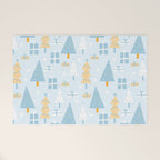 Christmas trees pattern Welcome Mat Gallery Image 1