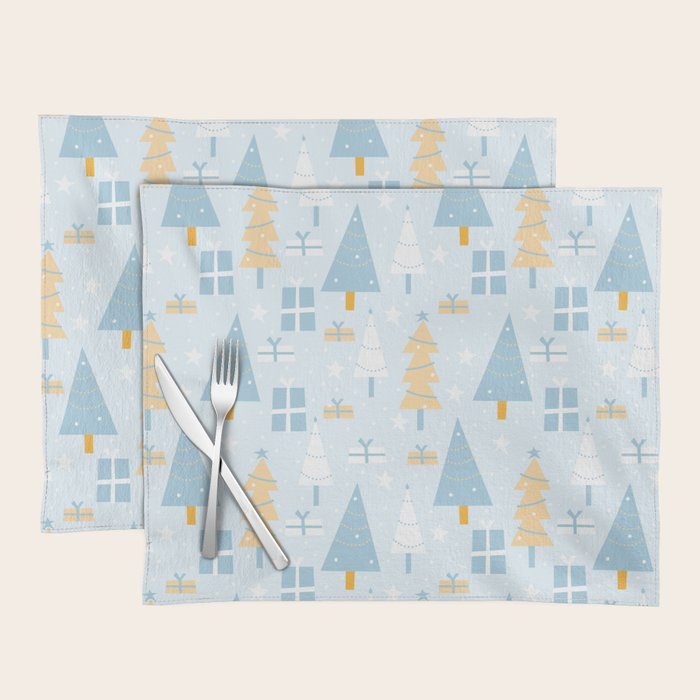 Christmas trees pattern Placemat Gallery Image 1