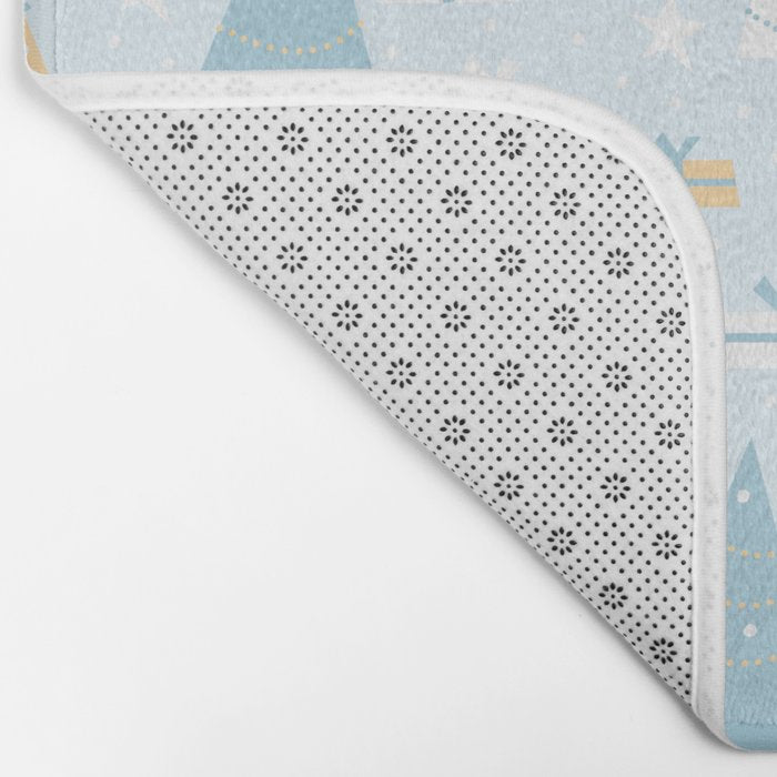 Christmas trees pattern Bath Mat Gallery Image 2