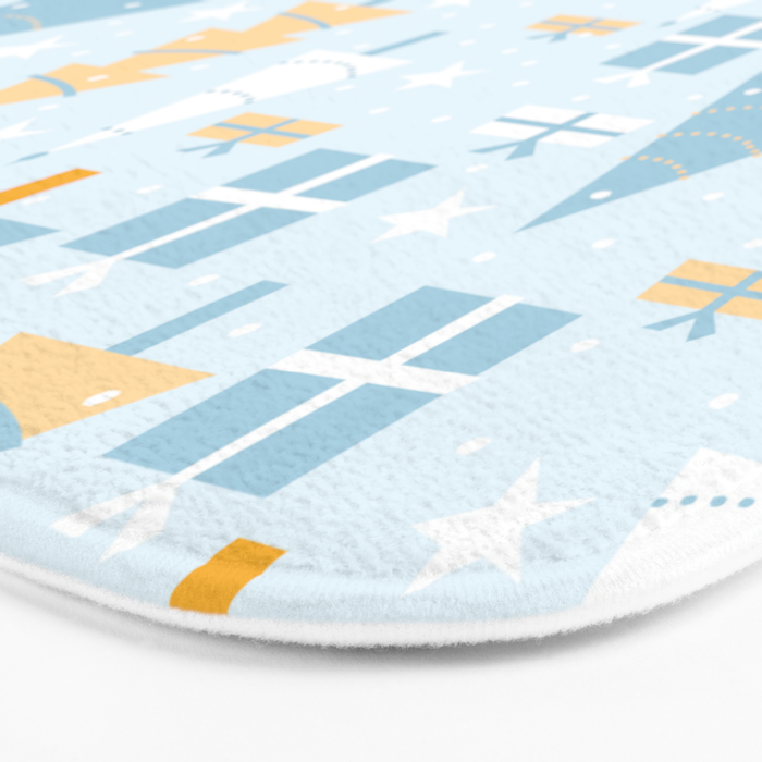 Christmas trees pattern Bath Mat Gallery Image 3