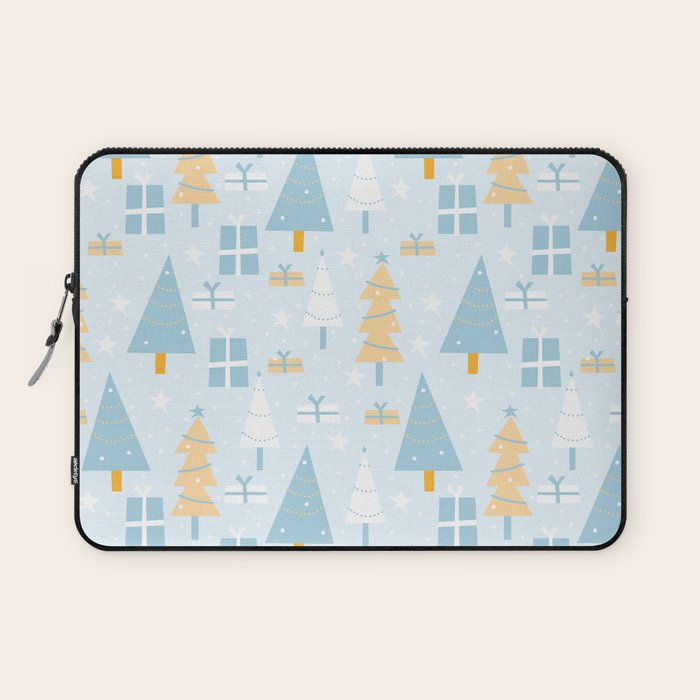 Christmas trees pattern Laptop Sleeve Gallery Image 1