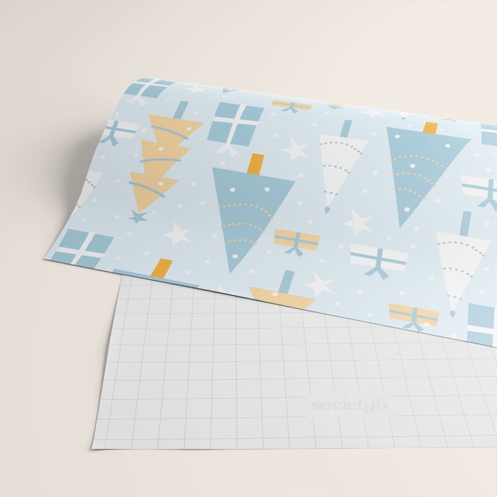 Christmas trees pattern Wrapping Paper Gallery Image 2