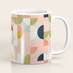 shapes mid century modern abstract Coffee Mug Gallery Image 1