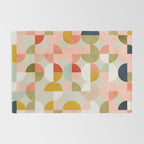 shapes mid century modern abstract Rug Gallery Image 2