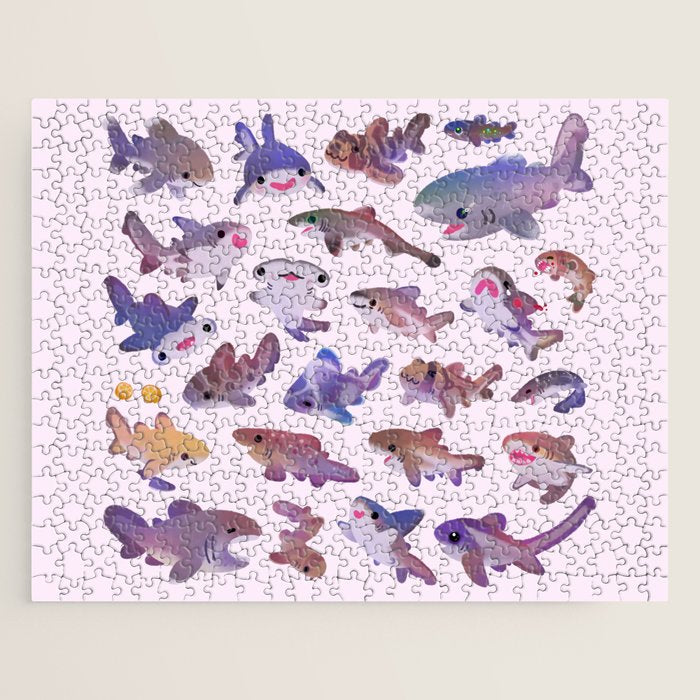 Shark day2 - bright Jigsaw Puzzle Gallery Image 1