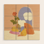 Rose and pears Wood Wall Art Gallery Image 1