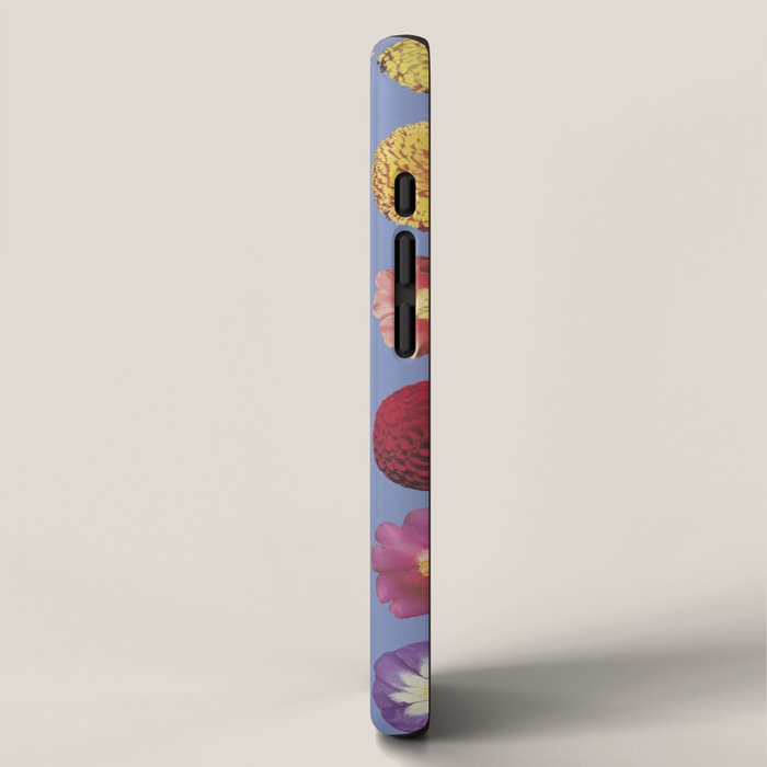Floral Palette / Blue Background iPhone Case Gallery Image 2