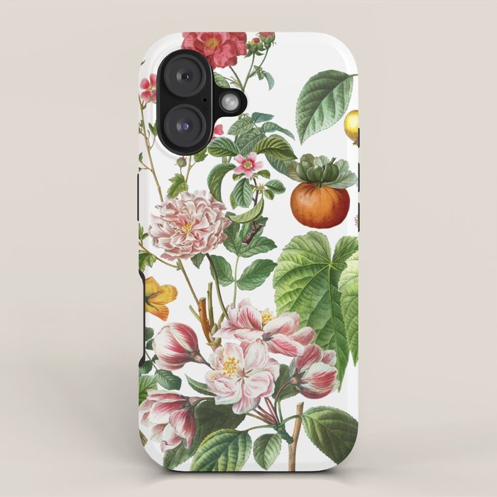 Persimmon Botanical Bloom iPhone Case Gallery Image 1