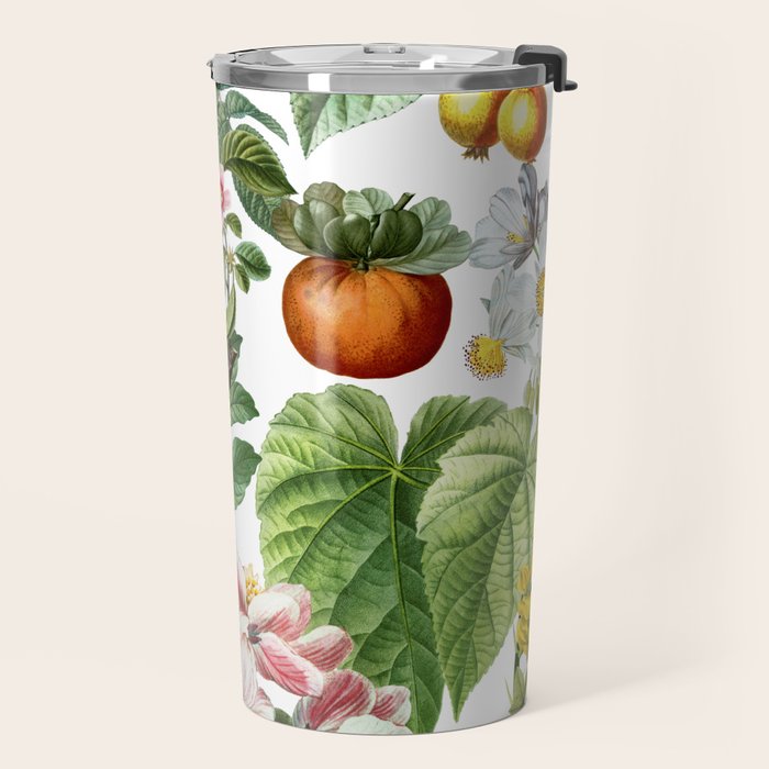 Persimmon Botanical Bloom Travel Mug Gallery Image 2