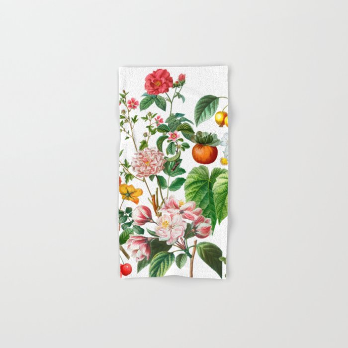 Persimmon Botanical Bloom Bath Towel Gallery Image 1