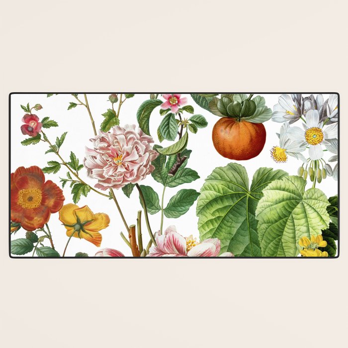 Persimmon Botanical Bloom Desk Mat Gallery Image 3