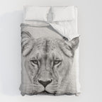 Lioness - Black & White Comforter Gallery Image 6