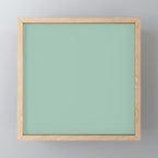 1950s Mint Green Solid Mini Art Print Gallery Image 1