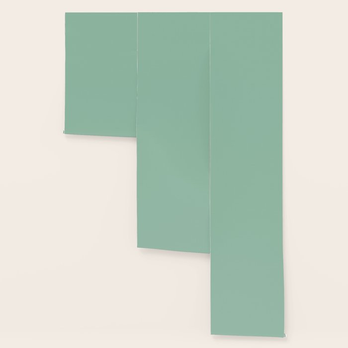 1950s Mint Green Solid Wallpaper Gallery Image 3