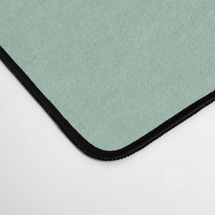 1950s Mint Green Solid Desk Mat Gallery Image 4