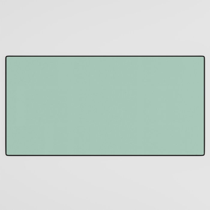 1950s Mint Green Solid Desk Mat Gallery Image 3