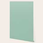 1950s Mint Green Solid Wallpaper Gallery Image 2
