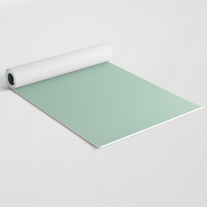1950s Mint Green Solid Yoga Mat Gallery Image 2