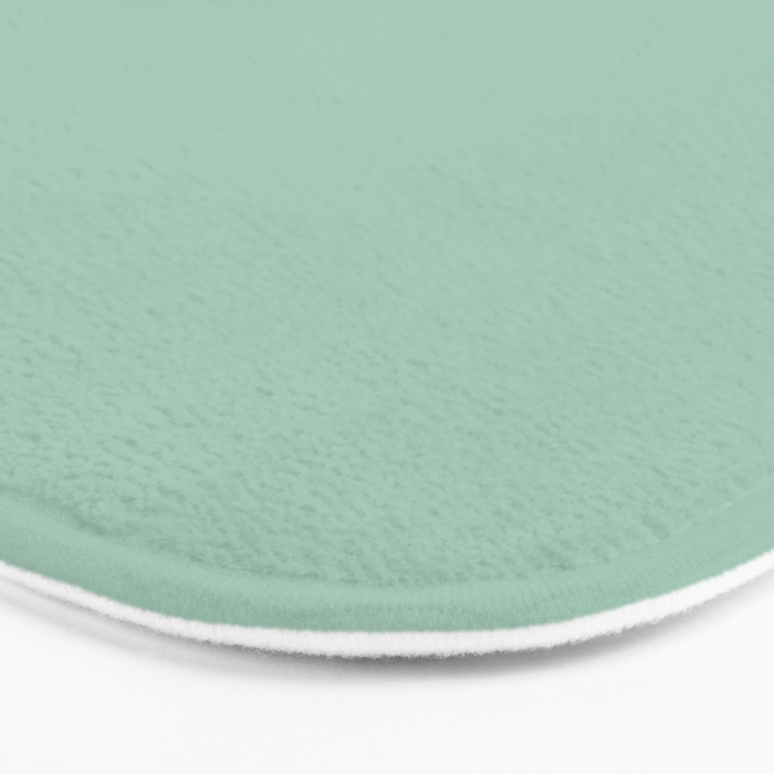1950s Mint Green Solid Bath Mat Gallery Image 3