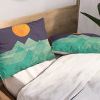 The ocean, the sea, the wave - night scene Pillow Sham Gallery Image 2