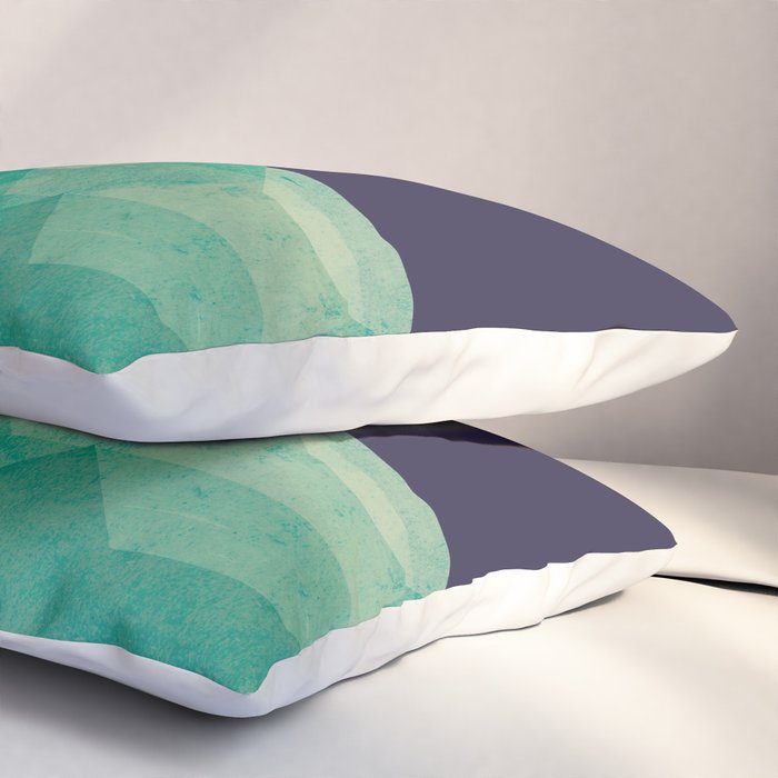 The ocean, the sea, the wave - night scene Pillow Sham Gallery Image 3
