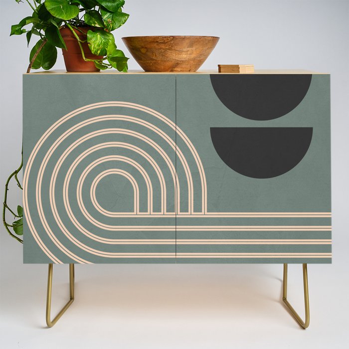 Abstract Geometric Shapes 122 Credenza Gallery Image 1