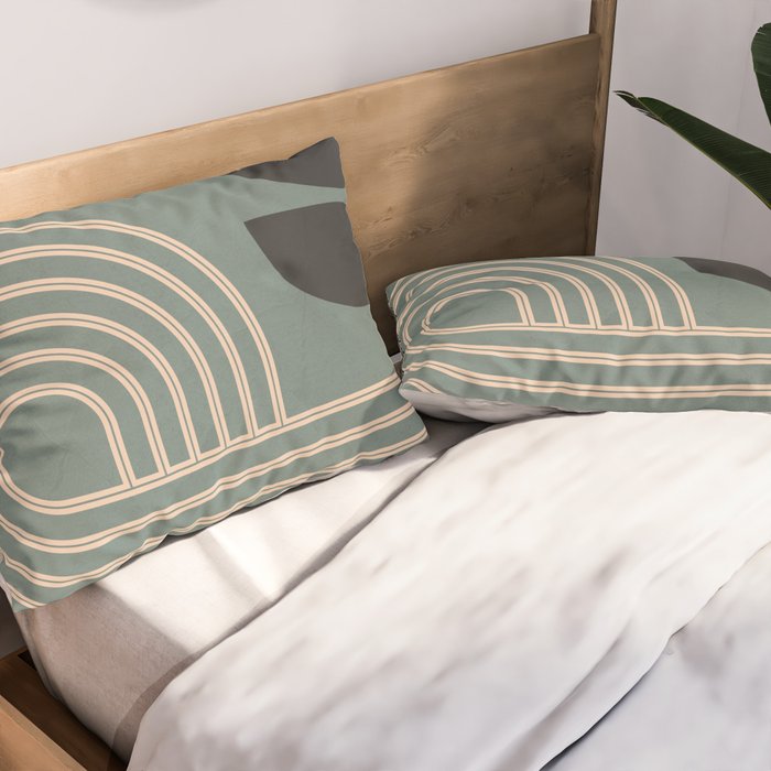 Abstract Geometric Shapes 122 Pillow Sham Gallery Image 2