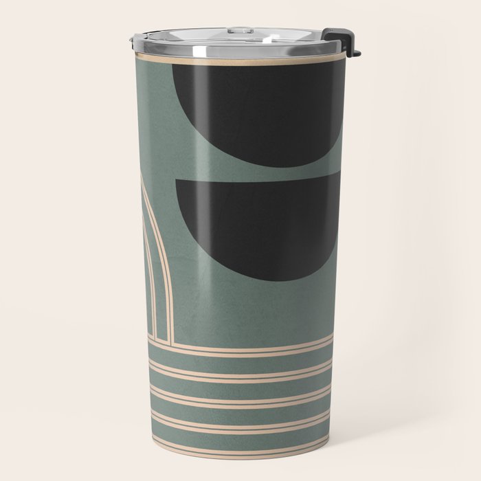 Abstract Geometric Shapes 122 Travel Mug Gallery Image 2