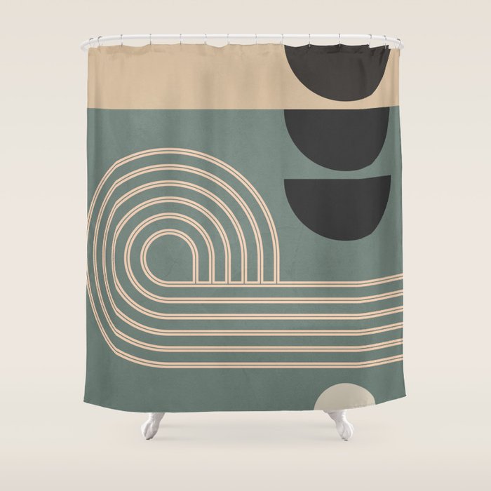 Abstract Geometric Shapes 122 Shower Curtain Gallery Image 1