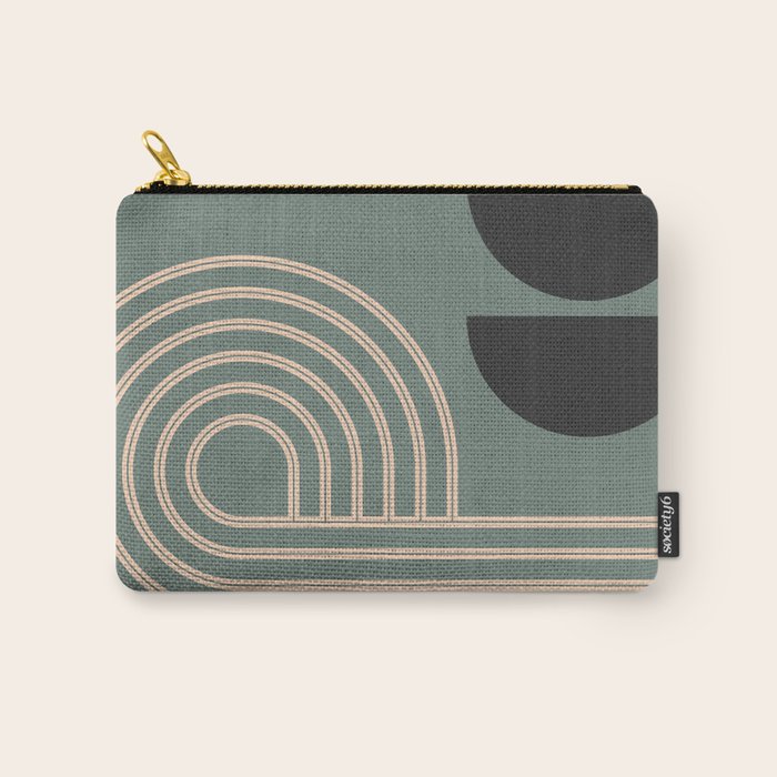 Abstract Geometric Shapes 122 Carry All Pouch Gallery Image 1