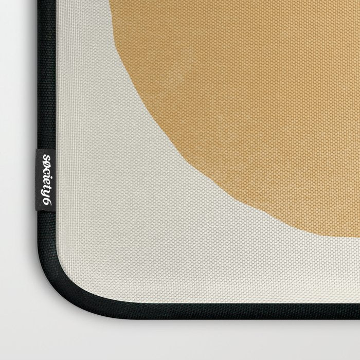 Geometric Balance - Gold Coral Laptop Sleeve Gallery Image 3