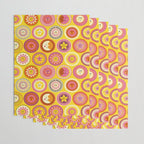 Many faces of Sun, Moon and Stars Wrapping Paper Gallery Image 3