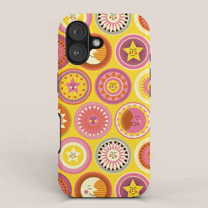 Many faces of Sun, Moon and Stars iPhone Case Gallery Image 1