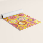 Many faces of Sun, Moon and Stars Yoga Mat Gallery Image 2